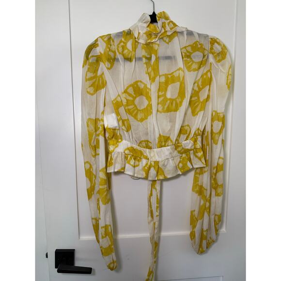 ZINI Tie-Front Blouse – EU Size 40 (US Medium) - Picture 7 of 8